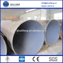 ST45 tubo de acero de revestimiento de polietileno de tres capas